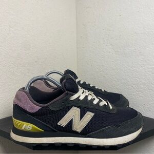 New balance 515 black purple yellow